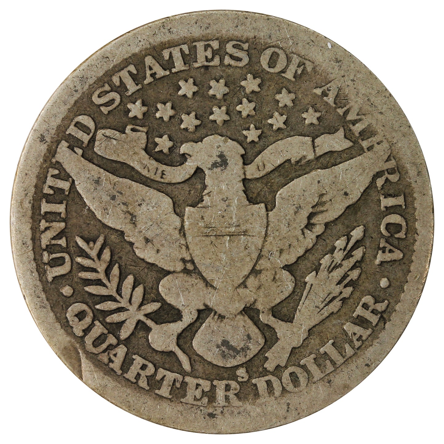 1900 S USA Quarter About Good (AG3)