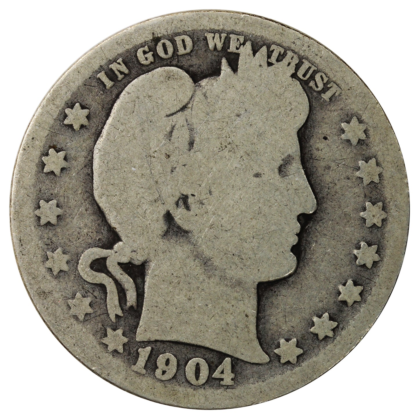 1904 O USA Quarter About Good (AG-3)