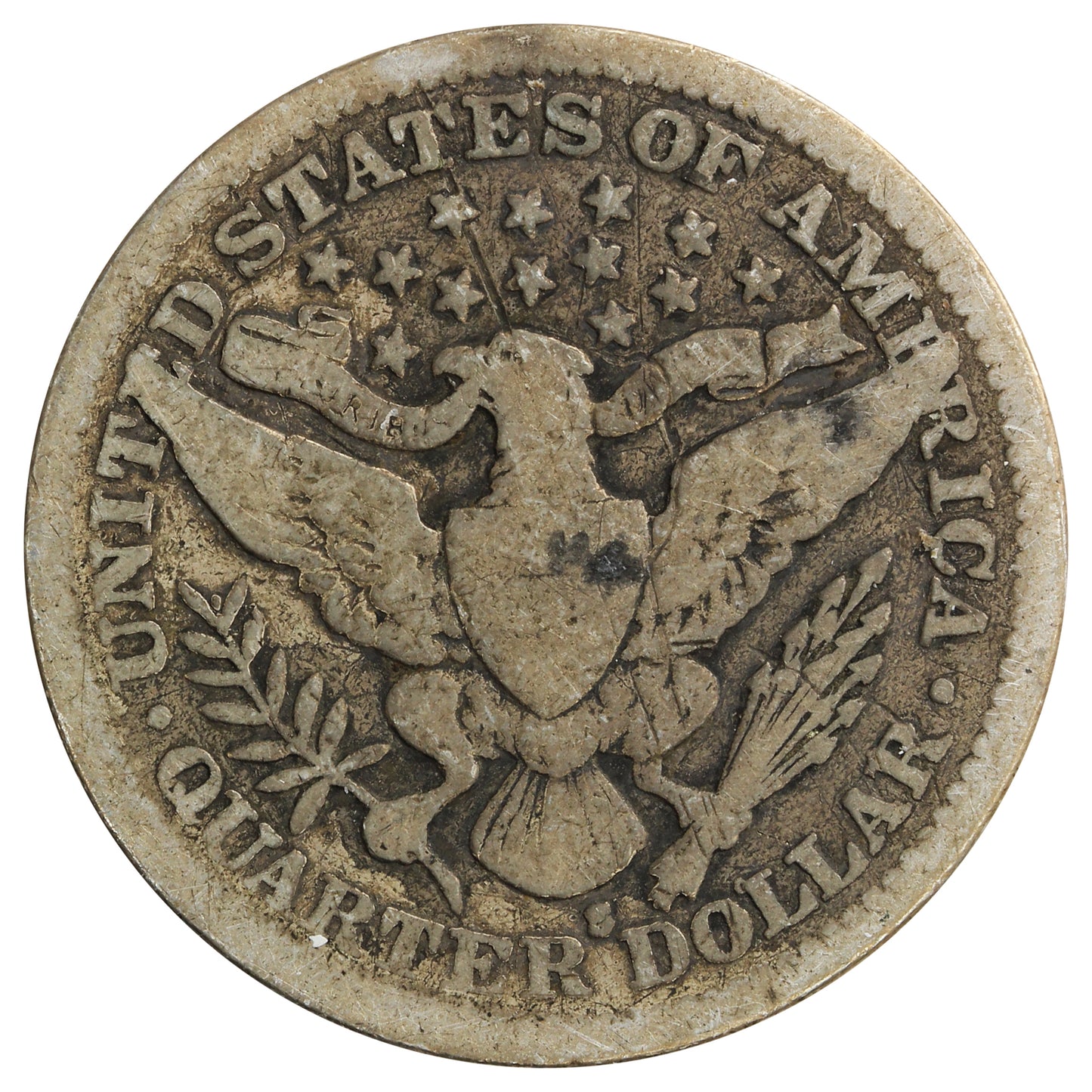 1907 S USA Quarter Good (G4)
