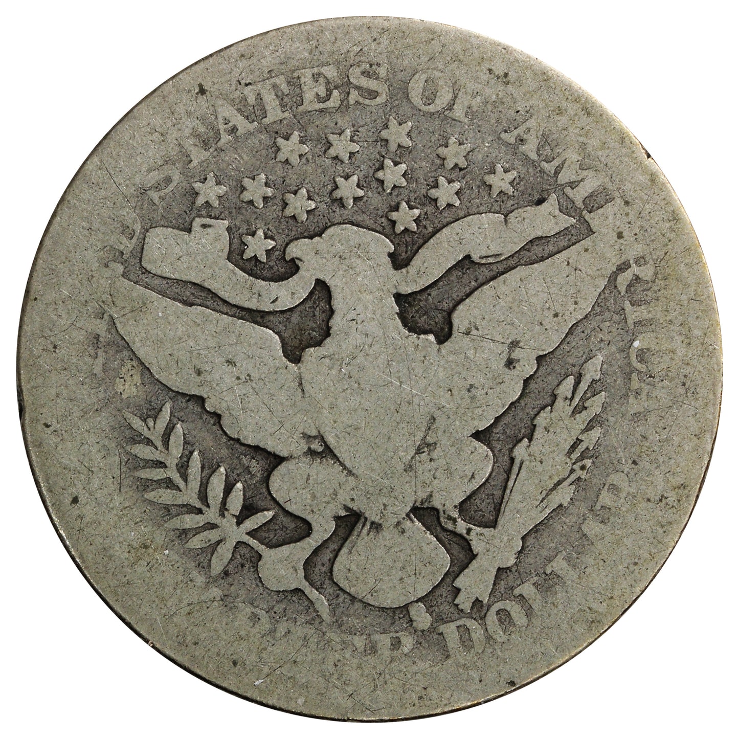 1907 S USA Quarter About Good (AG3)