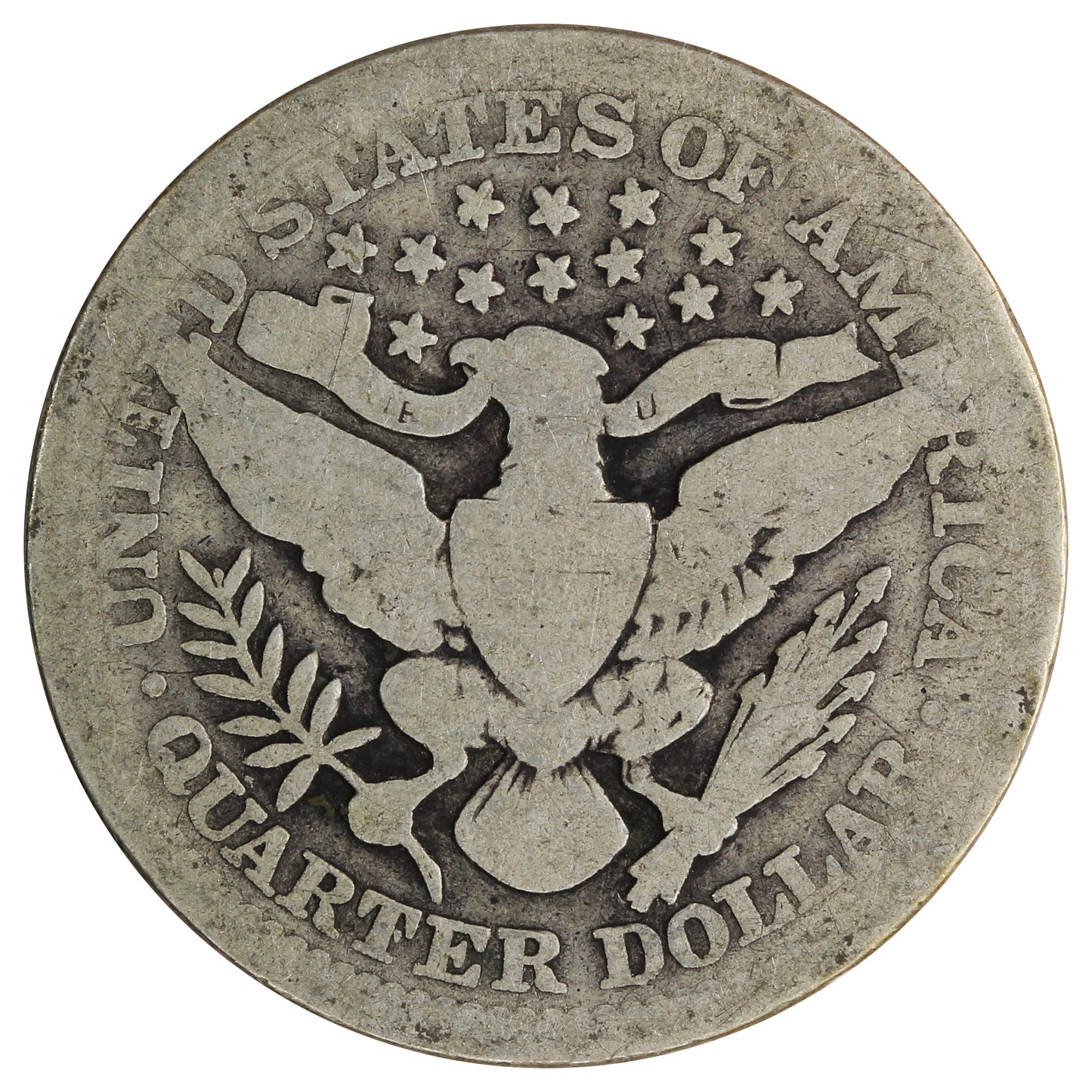 1910 USA Quarter About Good (AG3)