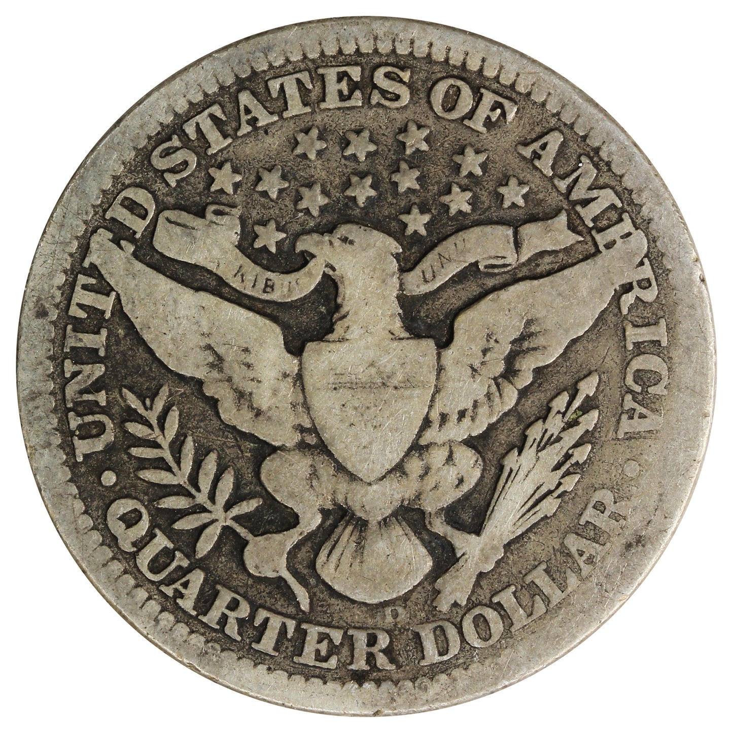 1910 D USA Quarter G-VG (G6)