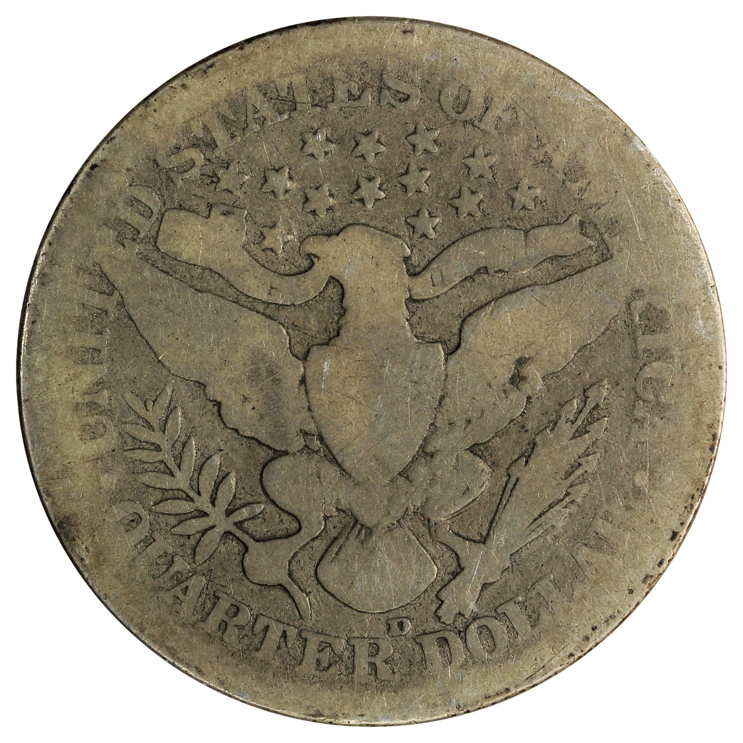 1911 D USA Quarter About Good (AG3)