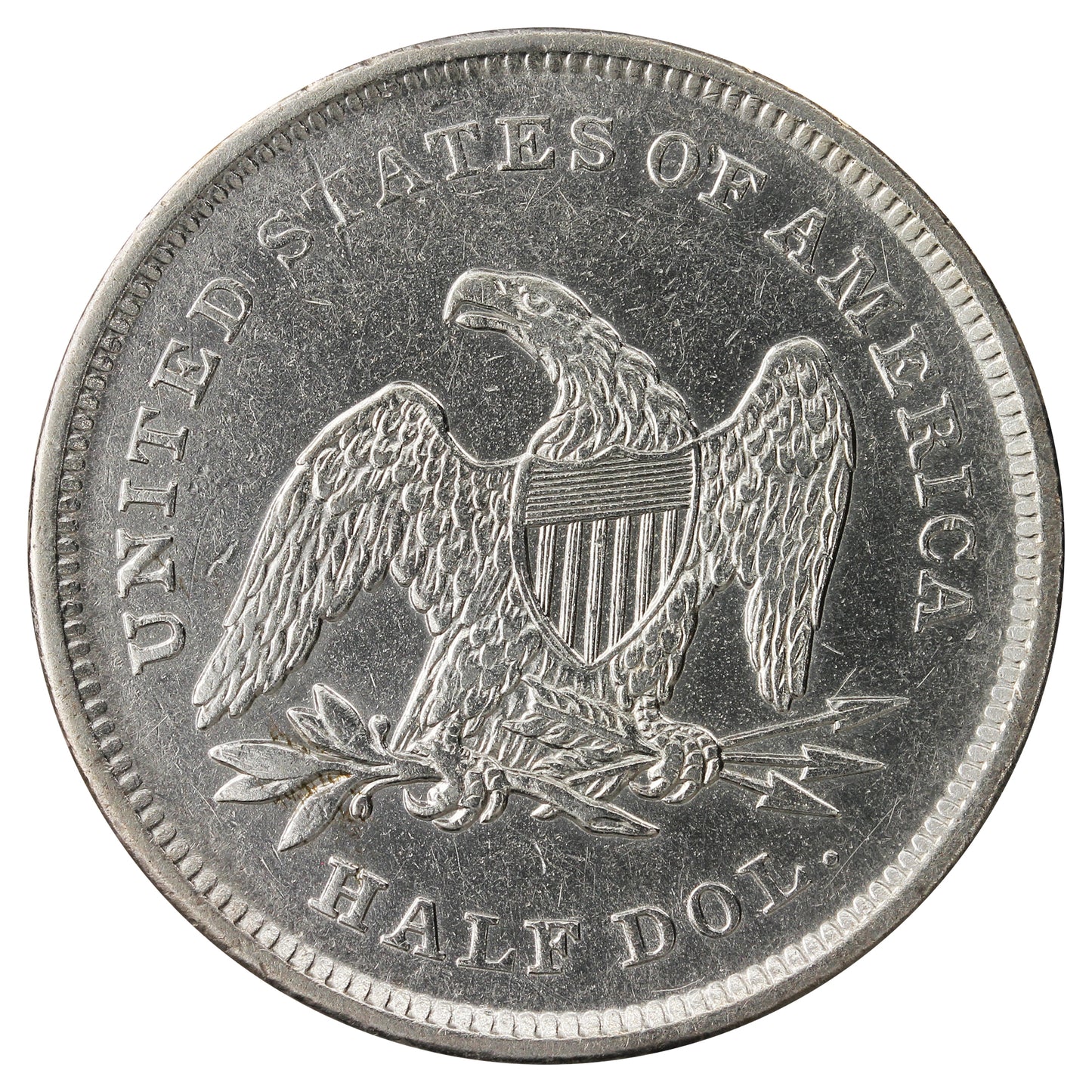 1839 Drapery USA Half Dollar Extra Fine (EF-40) $