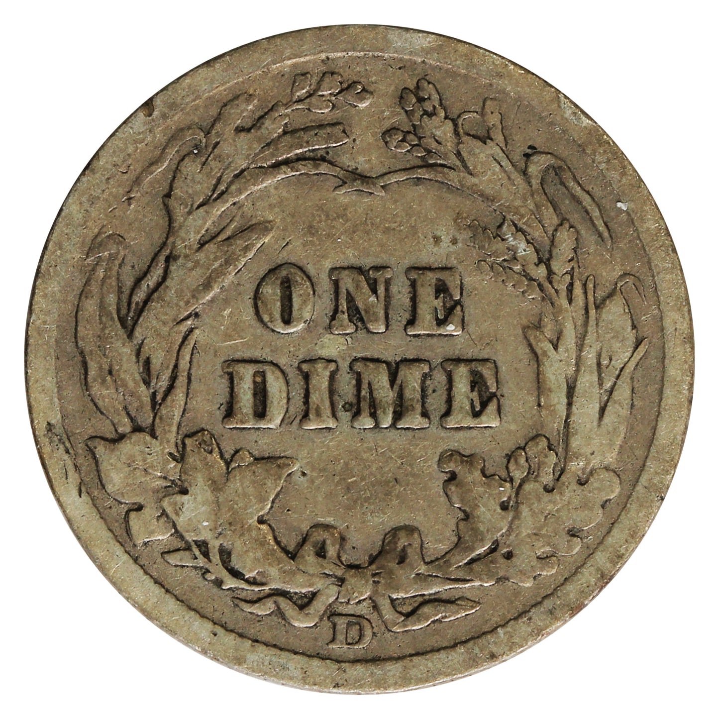 1910 D USA Dime Very Good (G4)
