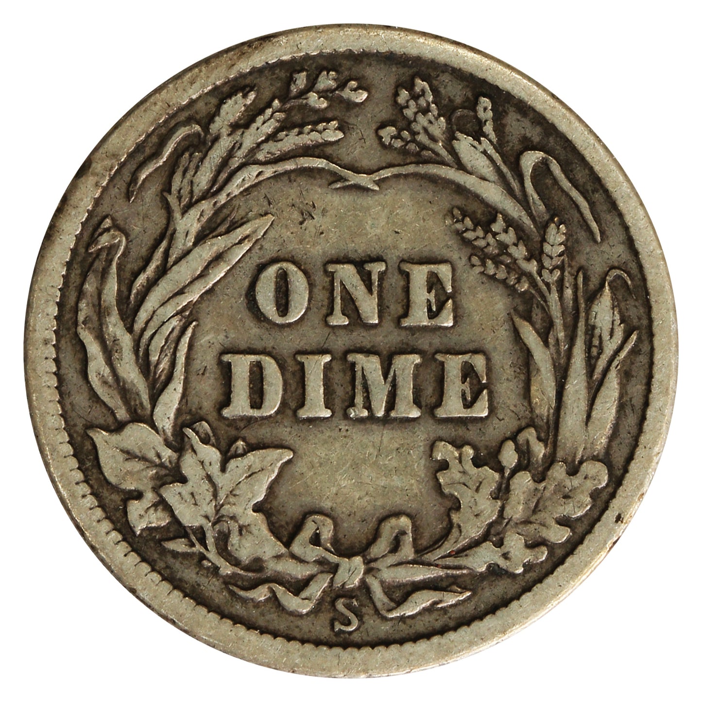 1912 S USA Dime Fine (F12)