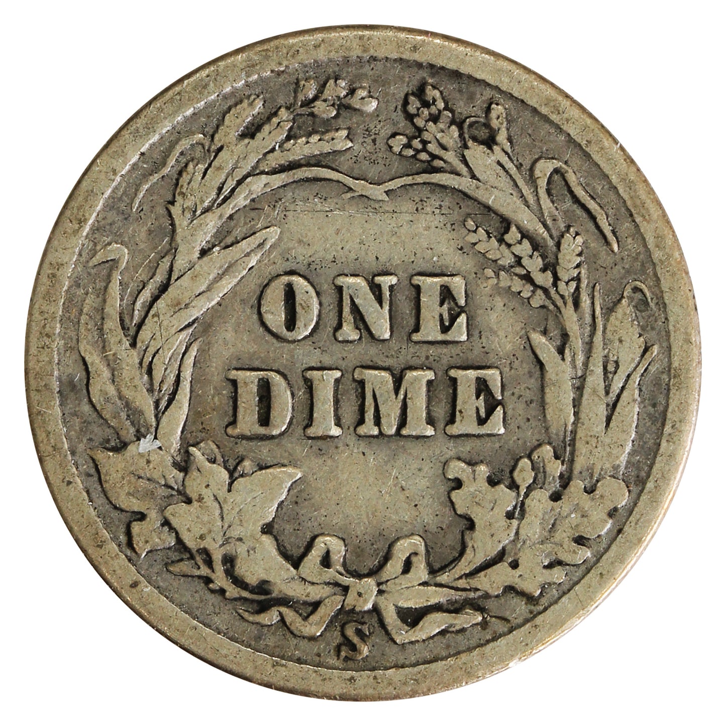 1914 S USA Dime VG-F (VG10)