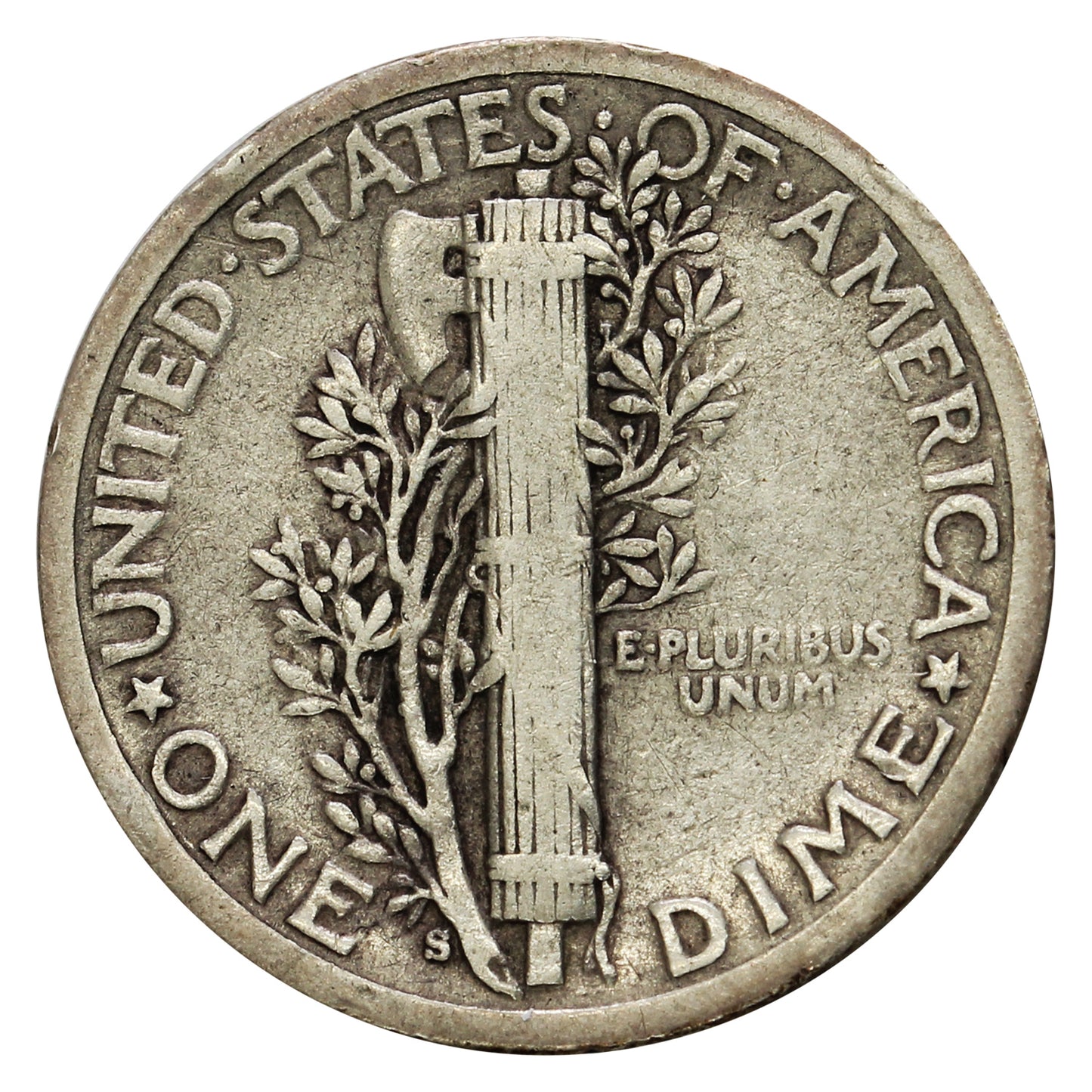 1917 S USA Dime Fine (F12)