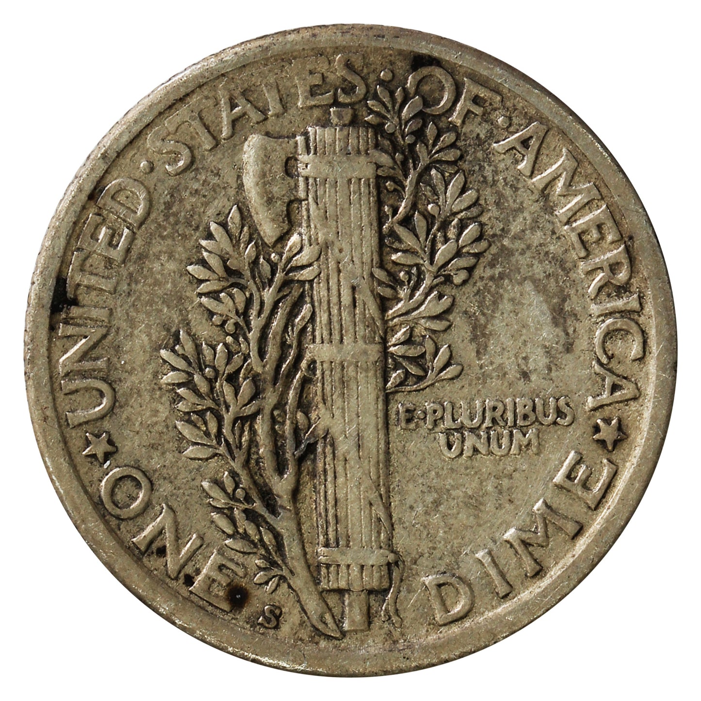 1918 S USA Dime Very Fine (VF20)