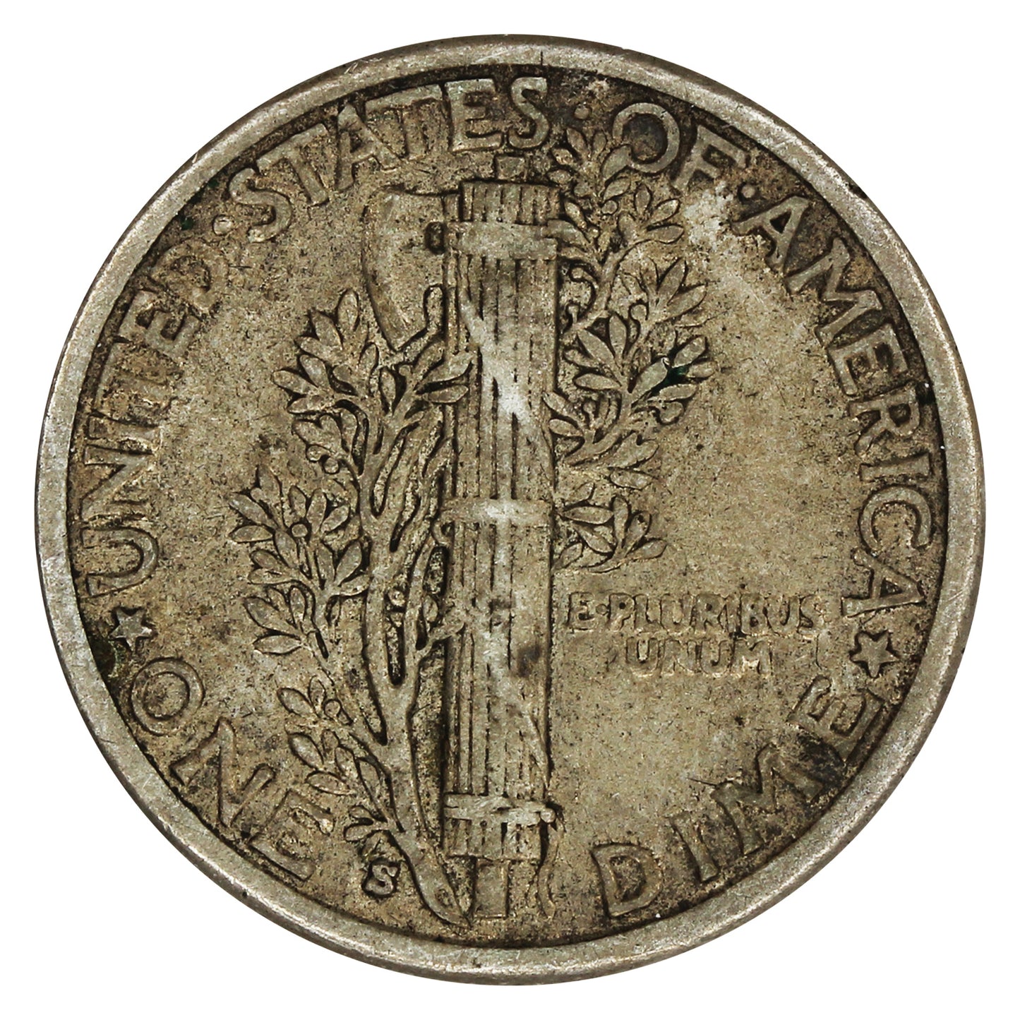 1928 S USA Dime Very Fine (VF20)