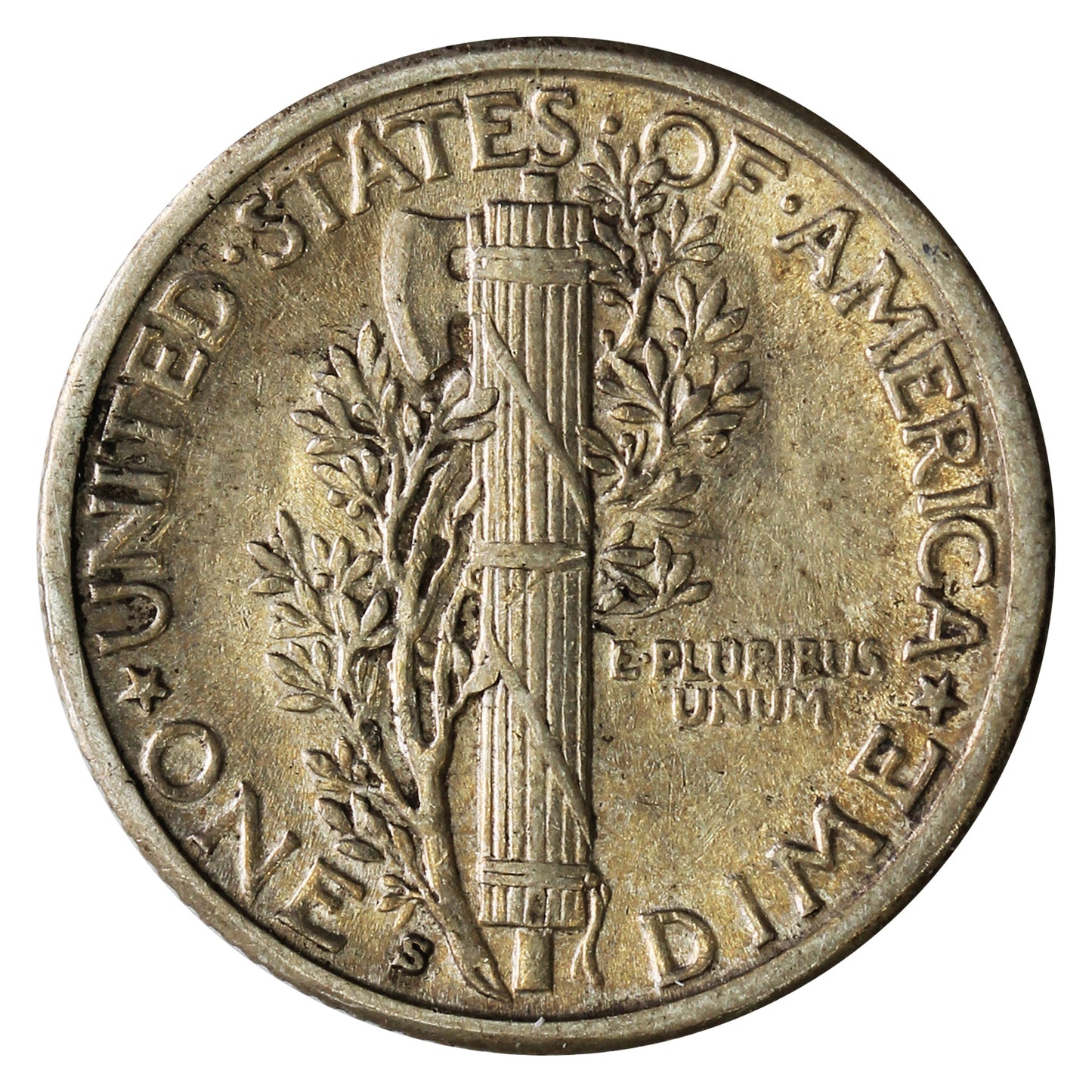 1929 S USA Dime EF-AU (EF45)