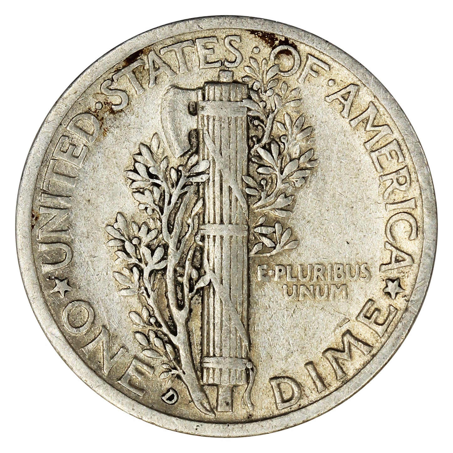 1938 D USA Dime F-VF (F15)