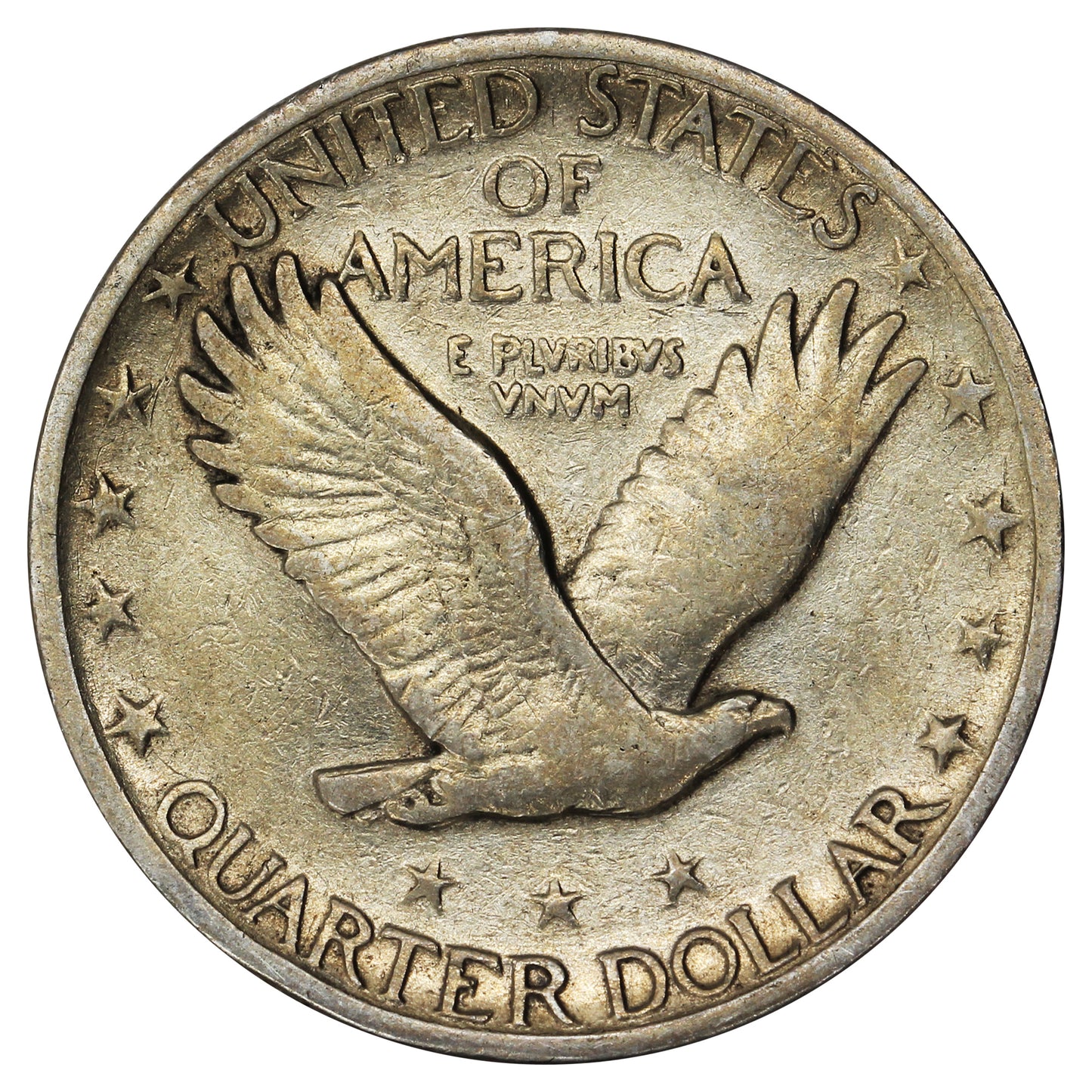 1929 S USA Quarter F-VF (F15)