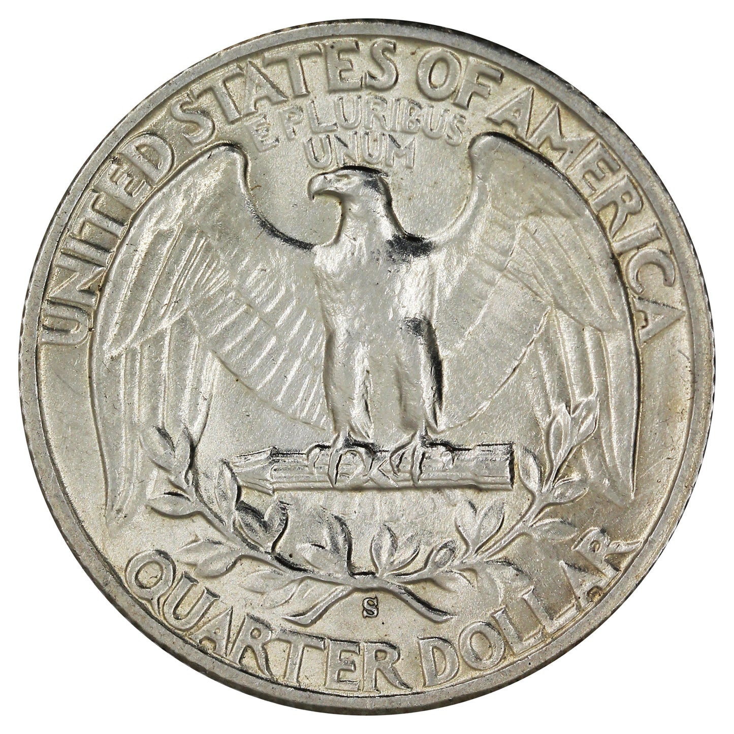 1943 S USA Quarter AU-UNC (AU55)