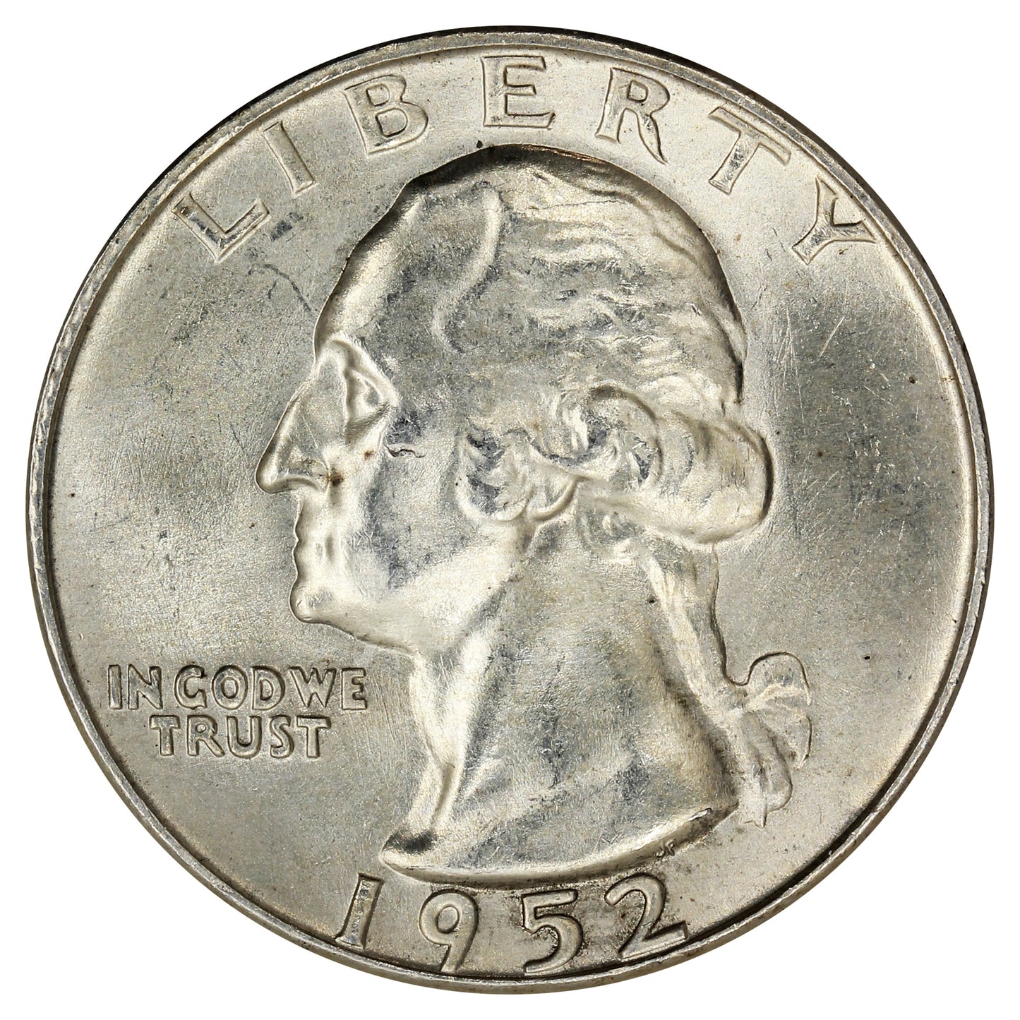 1952 D USA Quarter Choice Brilliant Uncirculated (MS64)