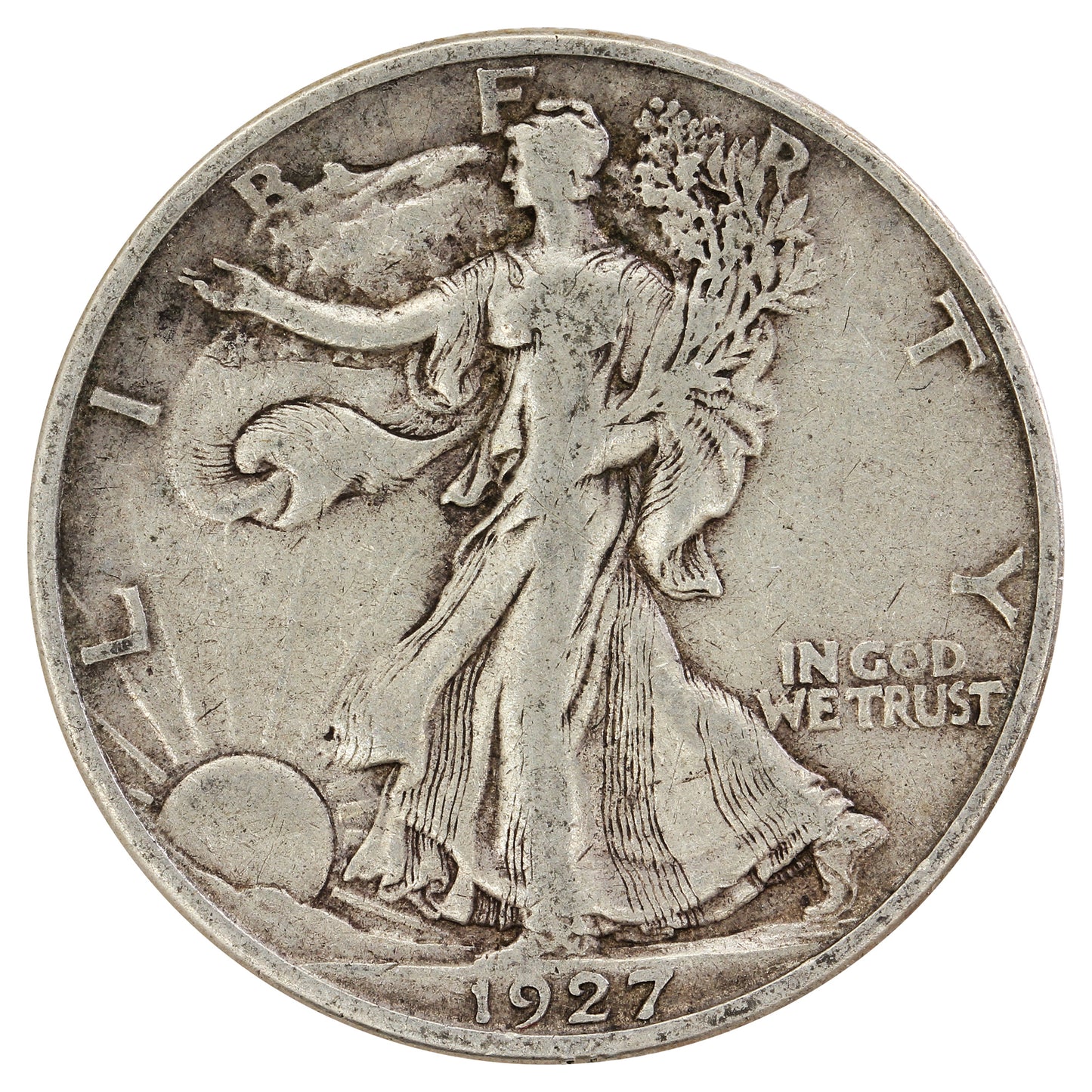 1927 S USA Half Dollar F-VF (F15) $