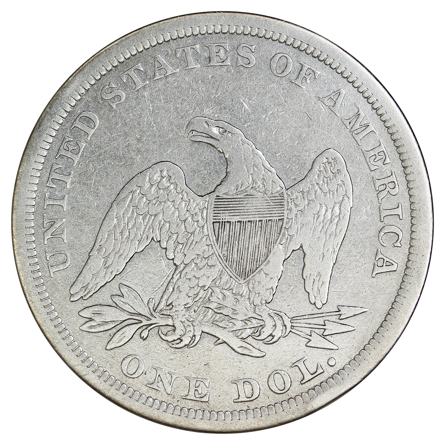 1840 USA Dollar VG-F (VG10) $