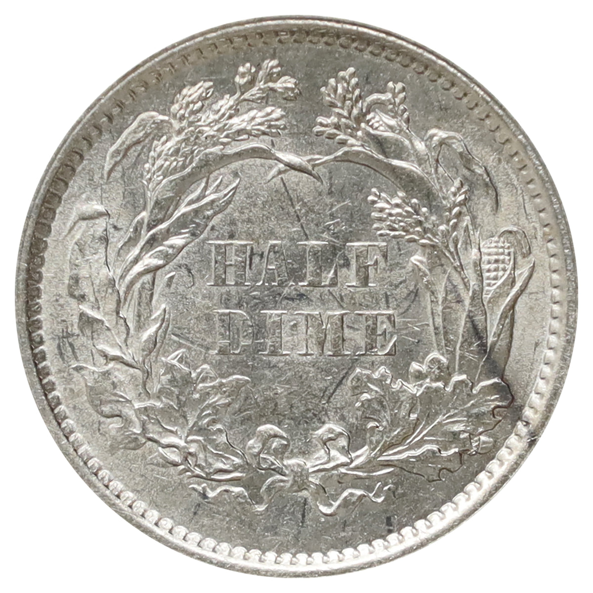 1861 USA Half Dime UNC+ (MS62) $