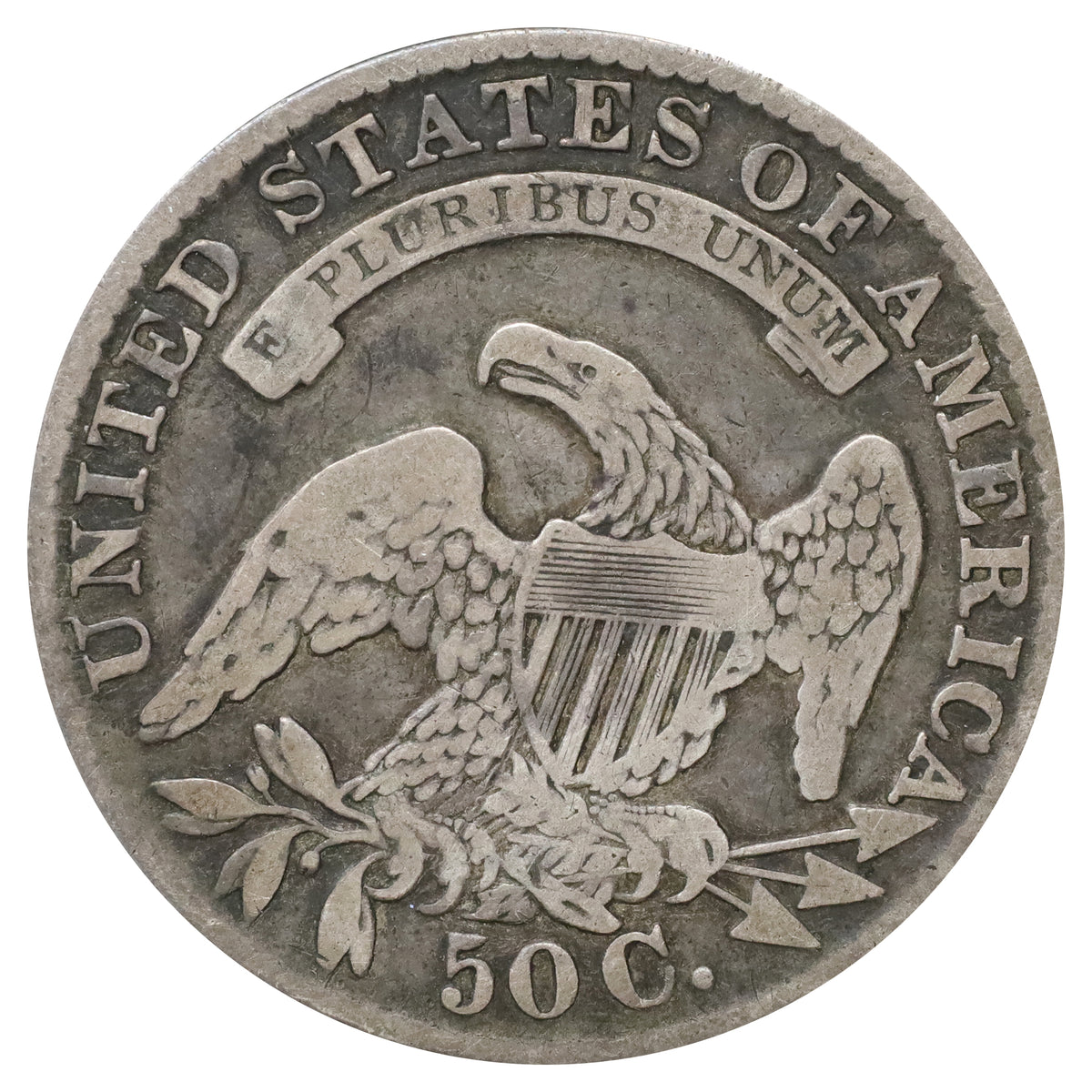 1834 Large Date Large Letters USA Half Dollar Very Fine (VF20) $