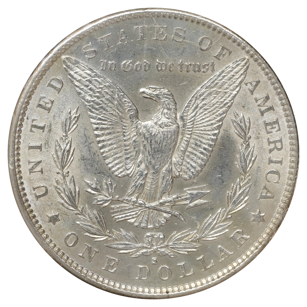 1891 S USA Dollar Brilliant Uncirculated (MS63) $