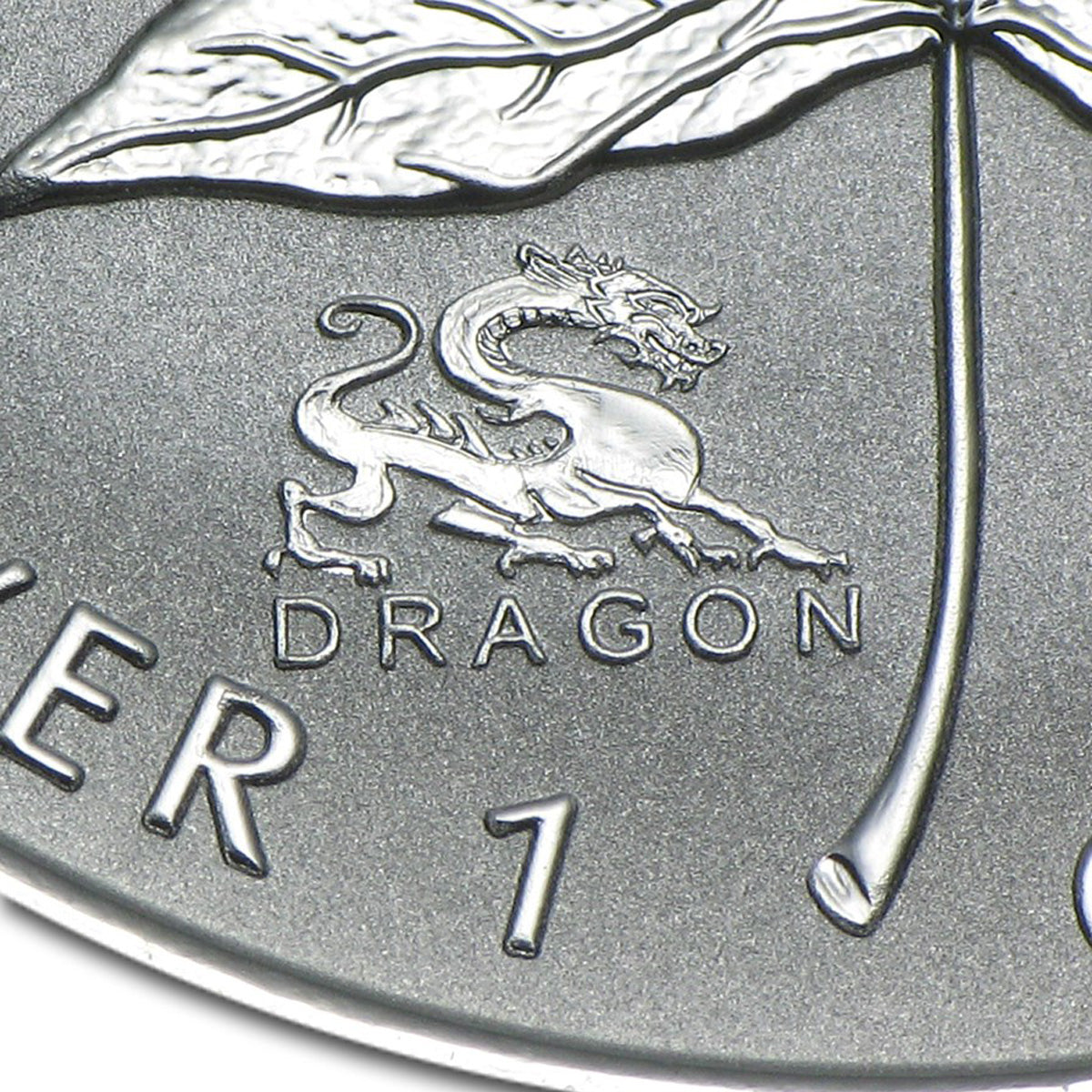 2000 Canada $5 Dragon Privy Mark 1oz Fine Silver Maple Leaf Coin (No Tax)