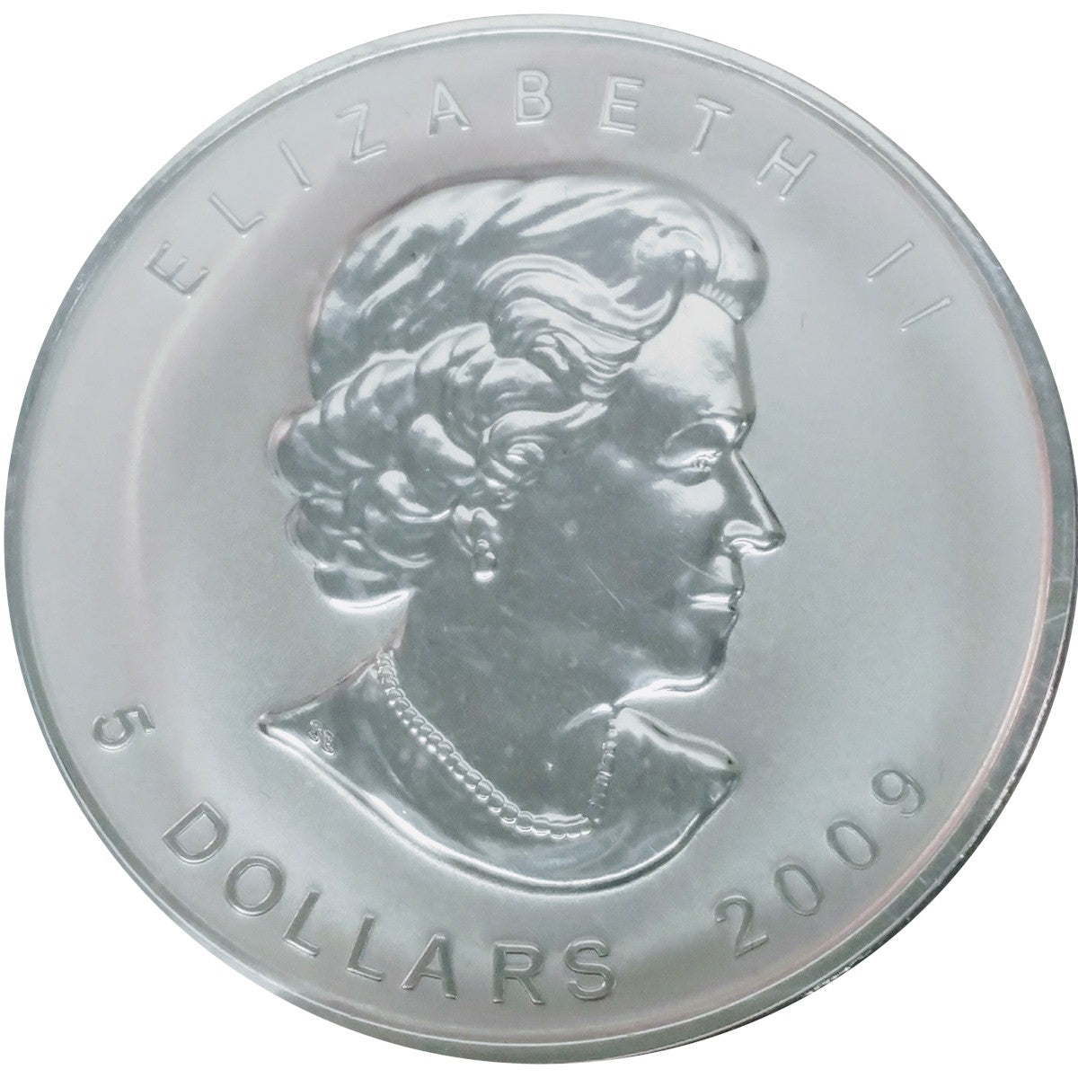 2009 Canada $5 Brandenburg Gate Privy Silver Maple Leaf (No Tax) Spot