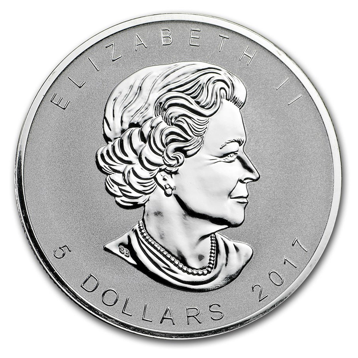 2017 Canada $5 Panda Privy 1oz Silver Maple Leaf (No Tax) Rim toning