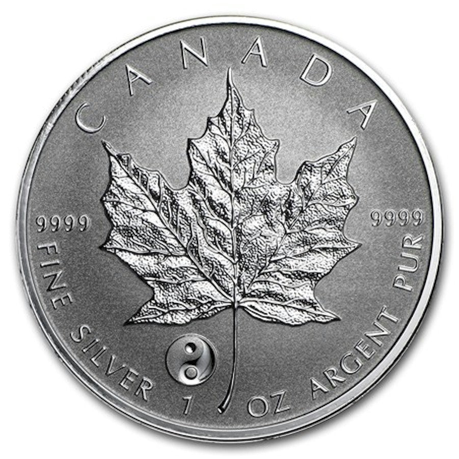 2016 Canada $5 Yin Yang Privy SML Reverse Proof (No Tax) Lightly toned/Hairline Scr.