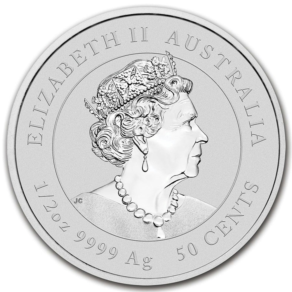 2021 Australia 50-cent Year of the Ox 1/2oz. .9999 Silver (No Tax)