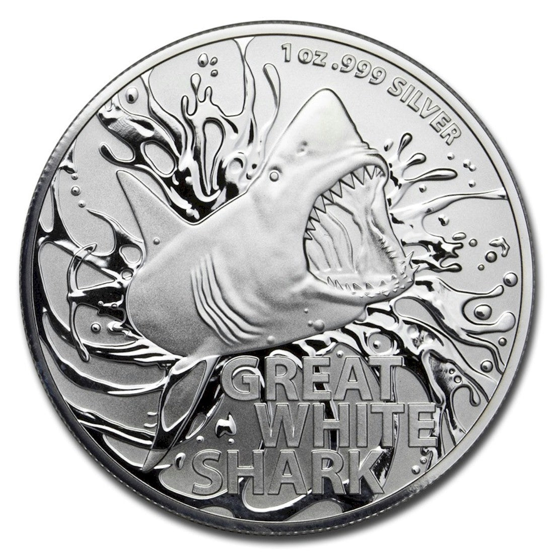 2021 Australia $1 Great White Shark 1oz .999 Silver (No Tax)