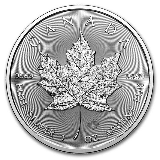 (Pre-Order) 2025 Canada $5 1oz. .9999 Silver Maple Leaf (TAX Exempt)