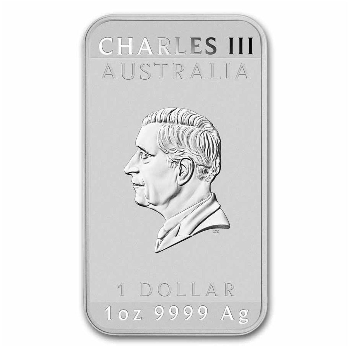 2025 Australia $1 Dragon Rectangular Coin 1oz .9999 Silver (No Tax)