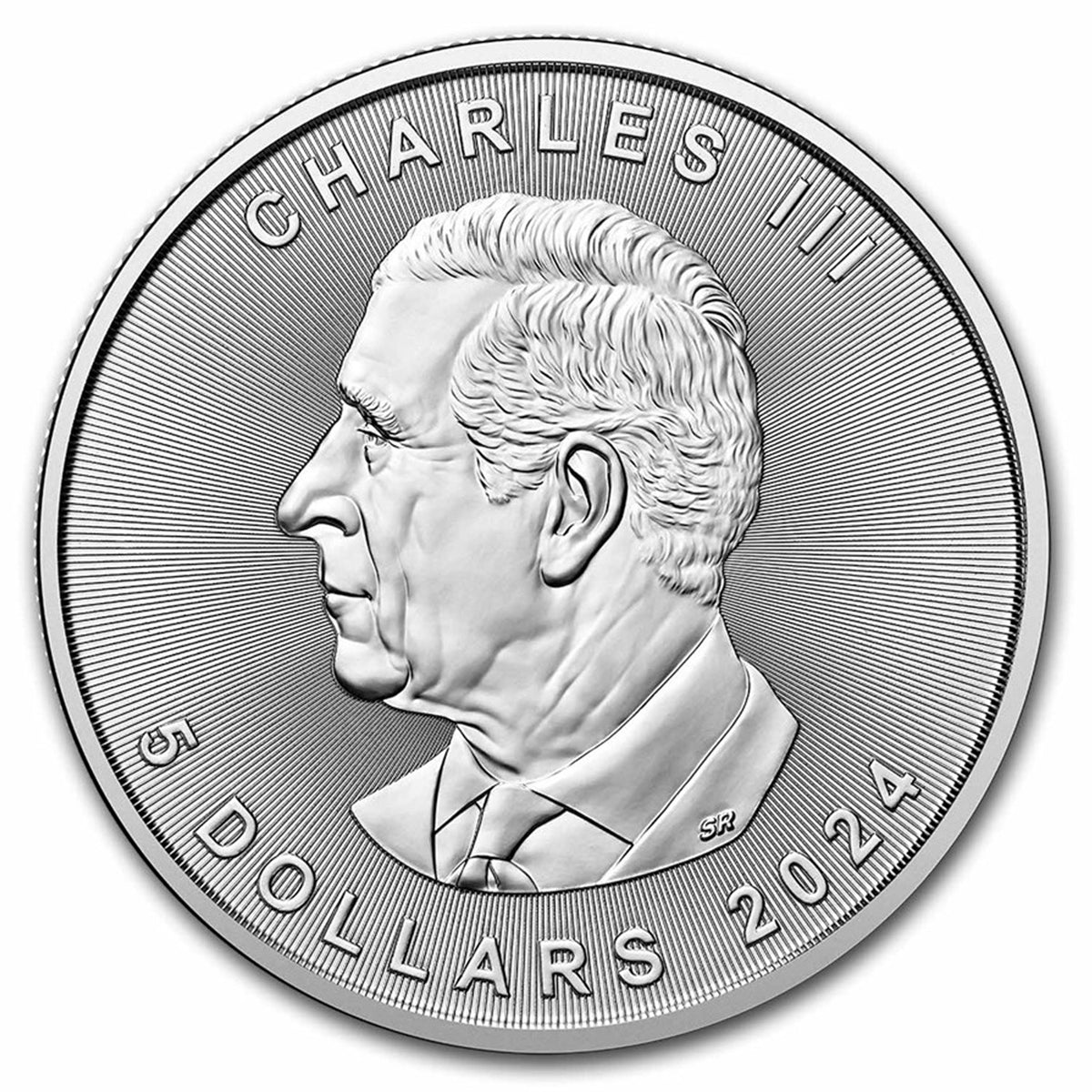 2024 Canada $5 1oz .9999 Silver Maple Leaf WITH CAPSULE (No Tax)