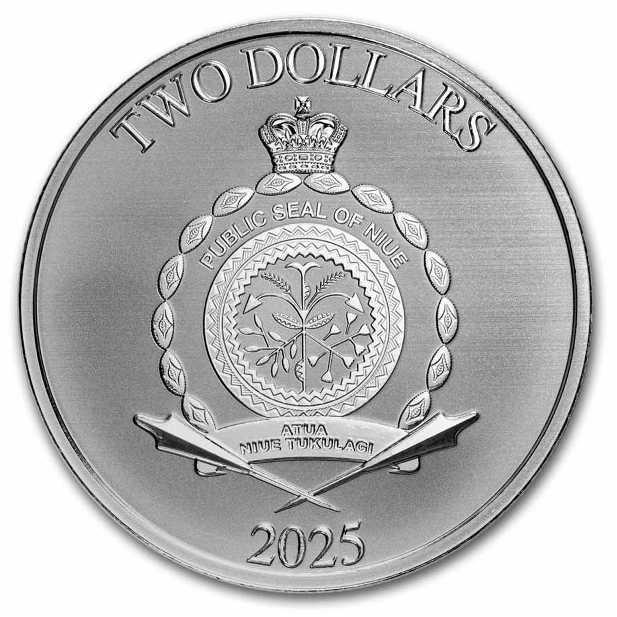 2025 Niue $2 Disney's Scrooge McDuck 1oz. .999 Silver (No Tax)