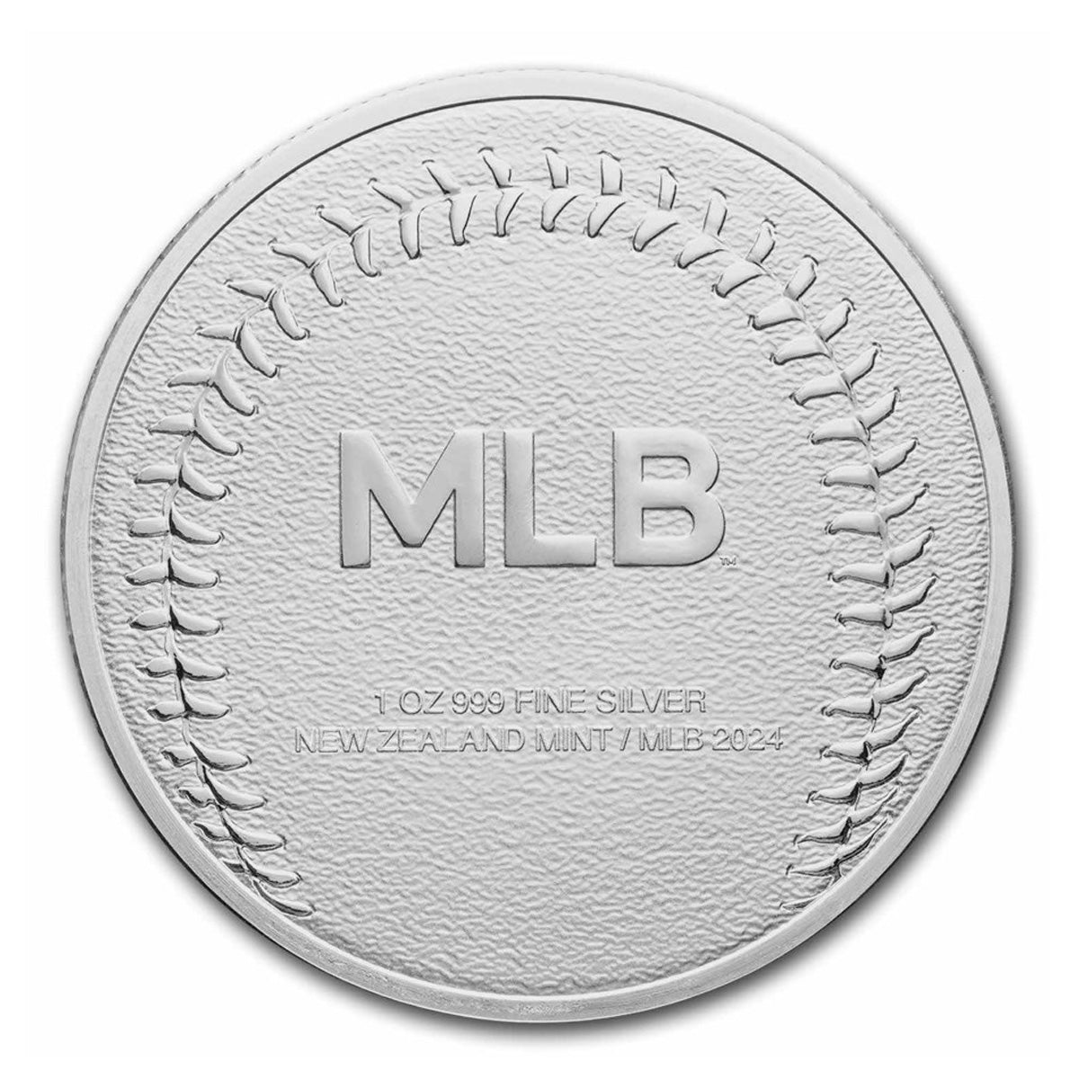 Major League Baseball (MLB) Logo 1oz .999 Fine Silver (No Tax)