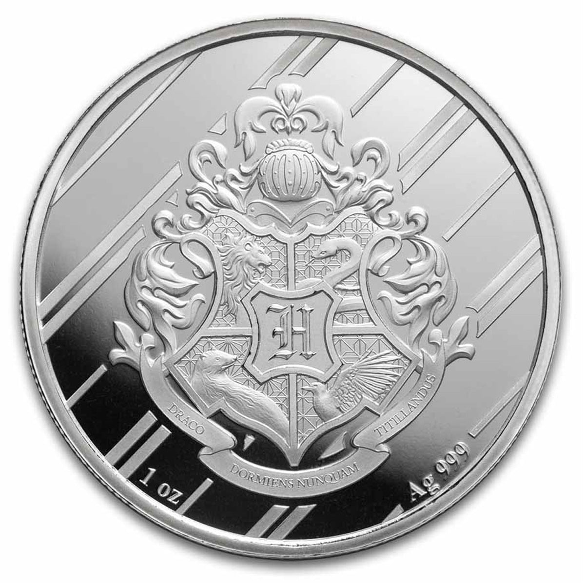 Harry Potter 1oz Houses: Hufflepuff .999 Fine Silver Round (No Tax)