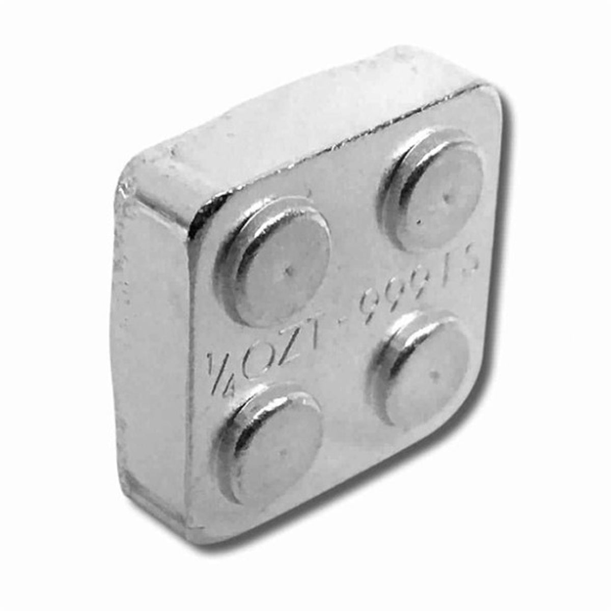 Monarch Building Block (Cube) 1/4oz .999 Fine Silver Bar (No Tax)