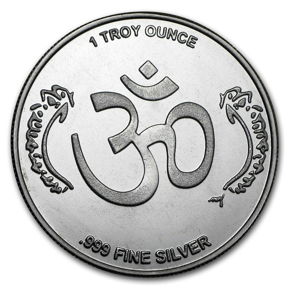 Ganesha 1oz. .999 Fine Silver Round (No Tax)