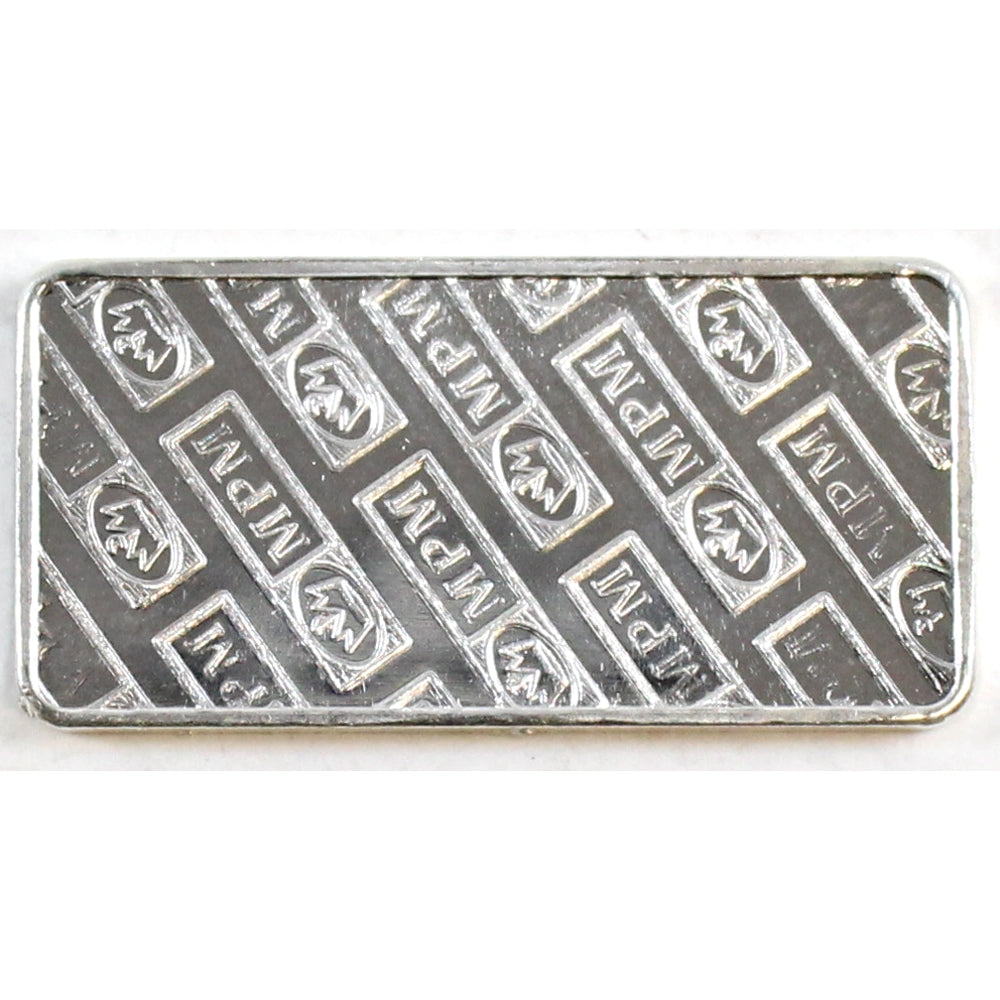 Monarch Eagle 5 gram .999 Fine Silver Bar (No Tax) - Lightly toned