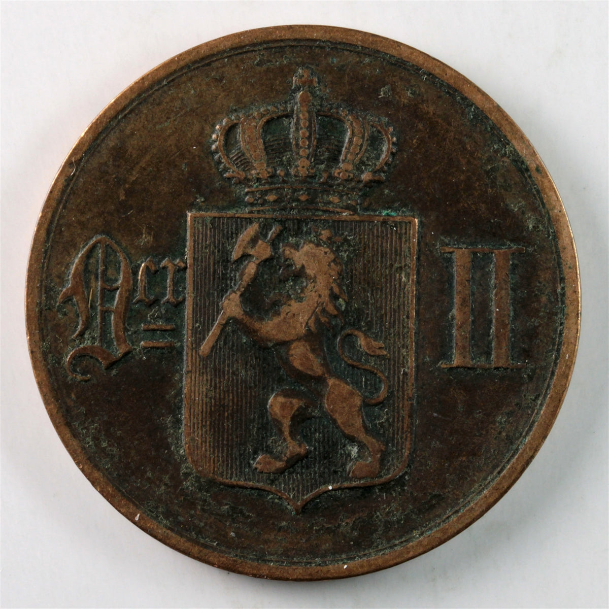 Norway 1875 5 Ore VF-EF (VF30) $