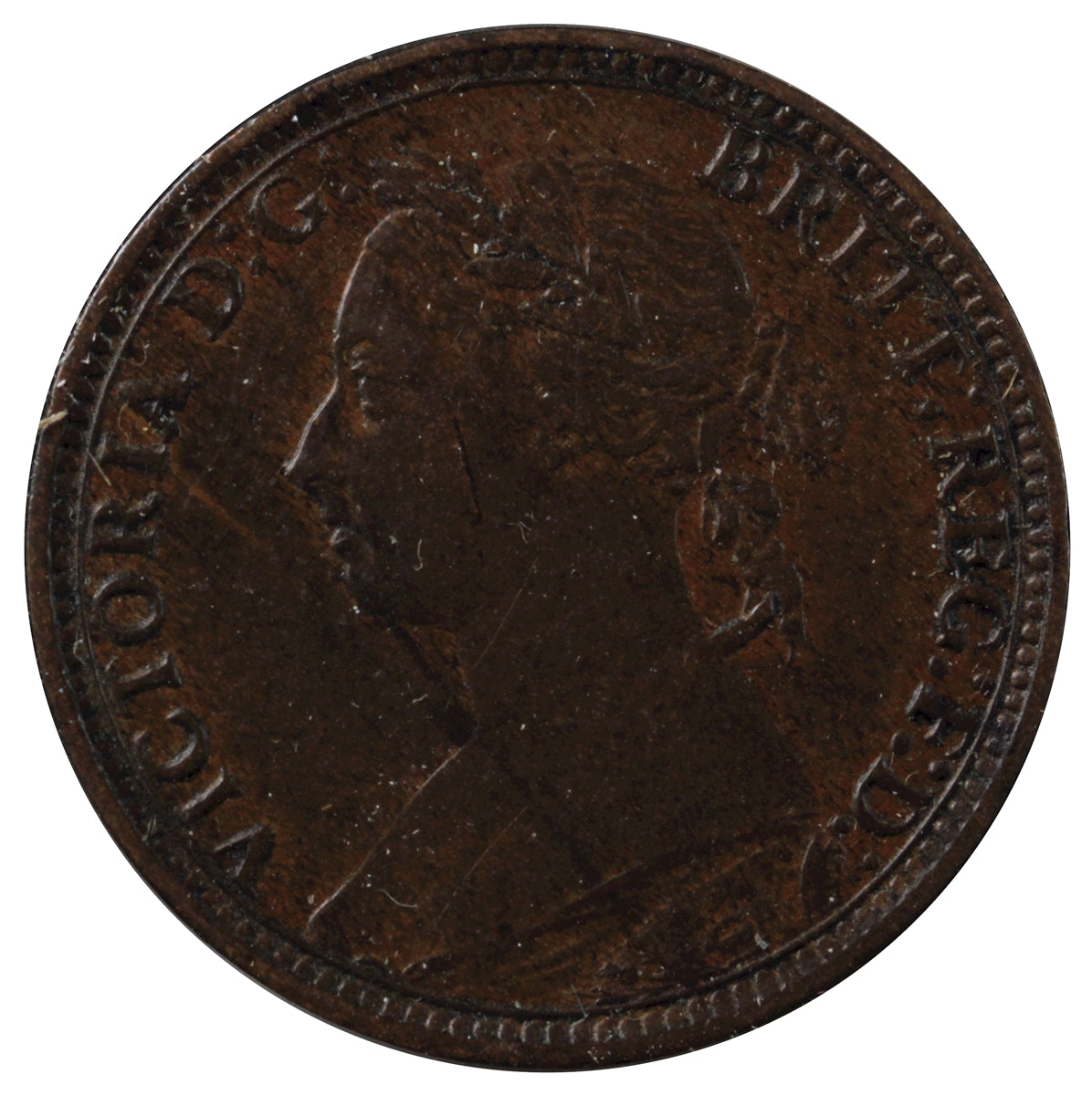 Great Britain 1893 Farthing Extra Fine (EF40)