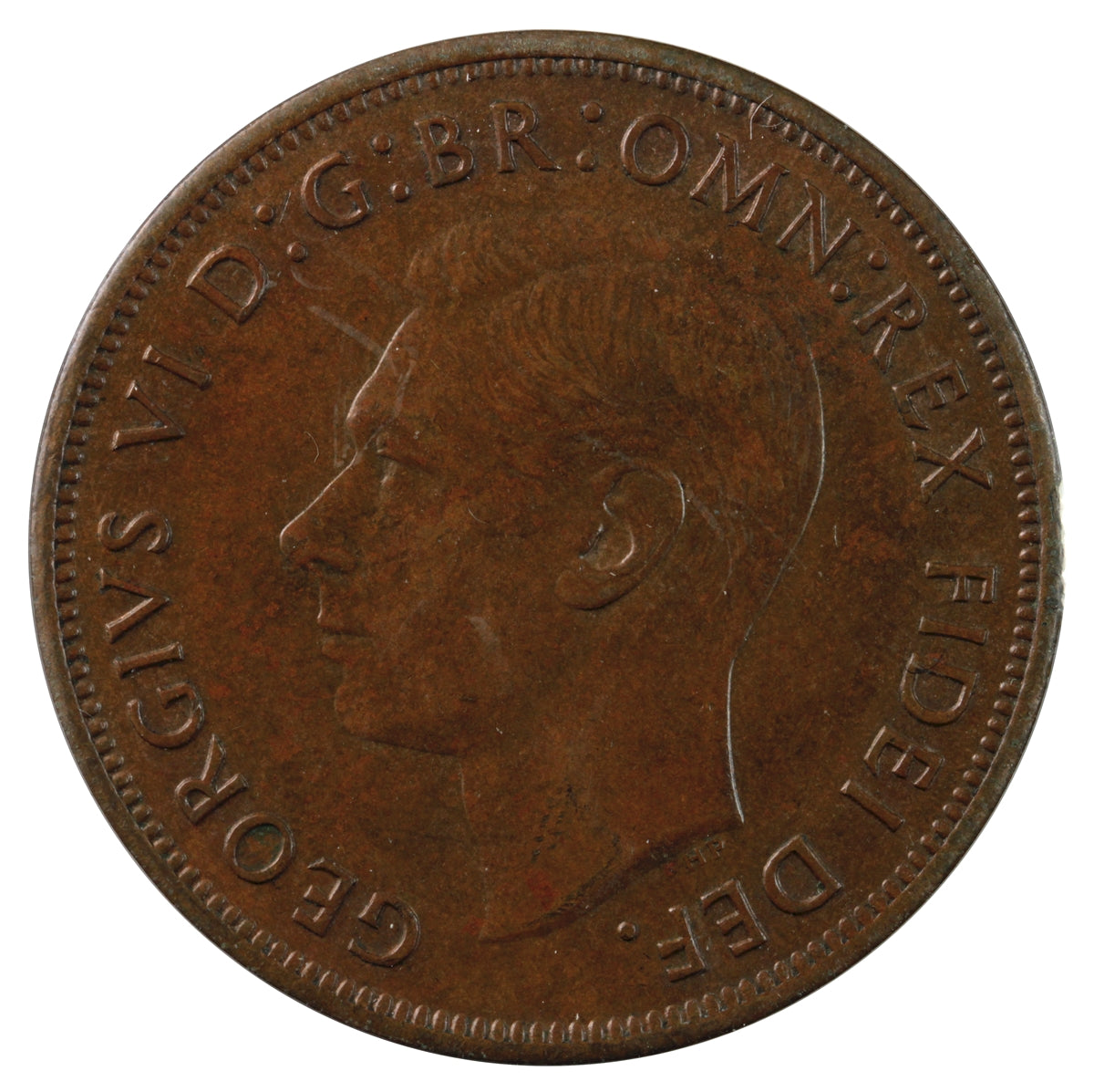 Great Britain 1951 Penny Extra Fine (EF40)