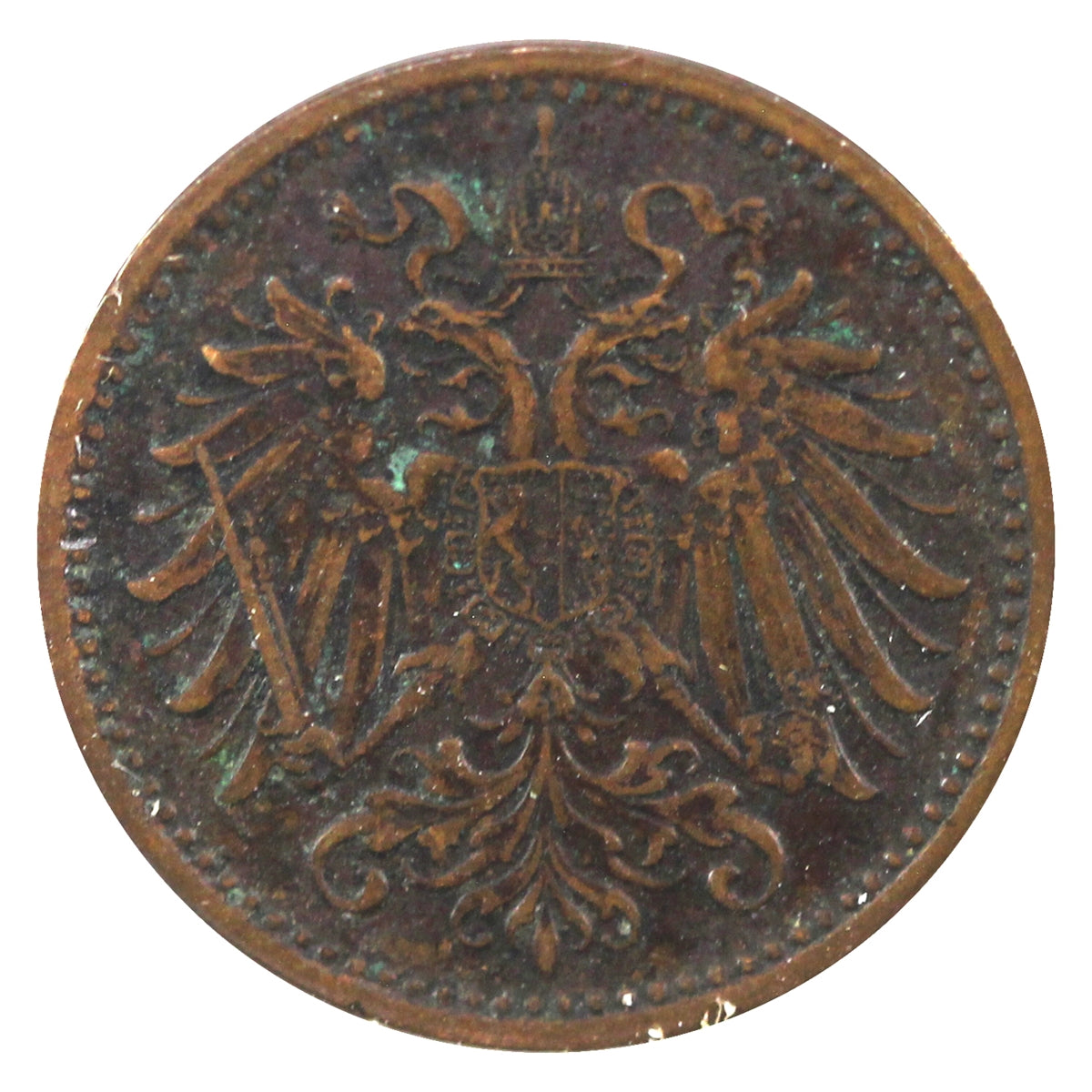 Austria 1898 Heller Extra Fine (EF40)