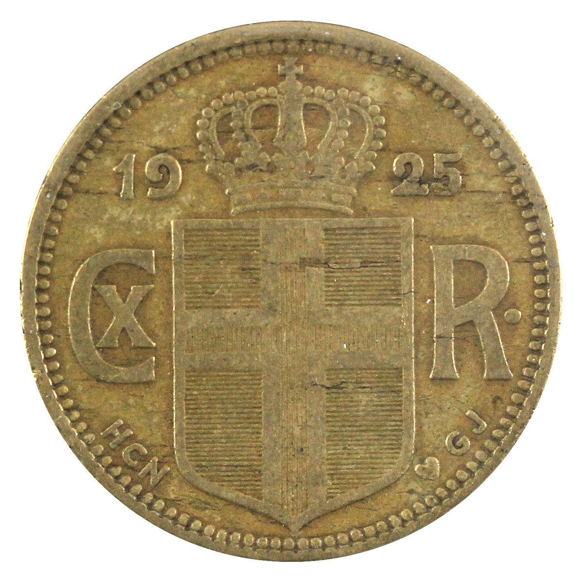 Iceland 1925HCNGJ Krona VF-EF (VF30)