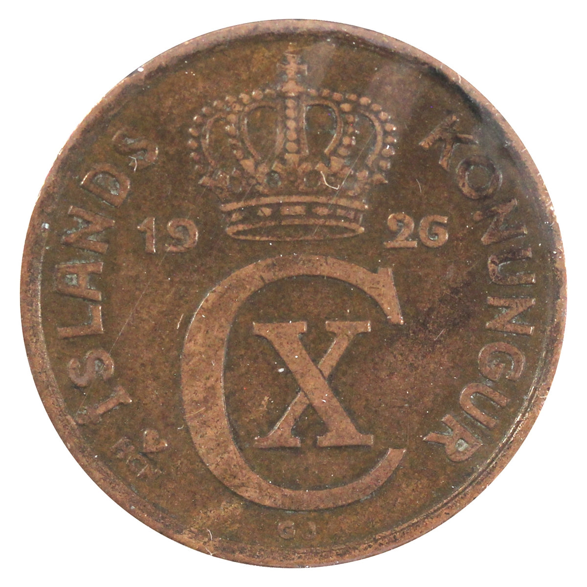 Iceland 1926HCNGJ 5 Aurar Extra Fine (EF40)