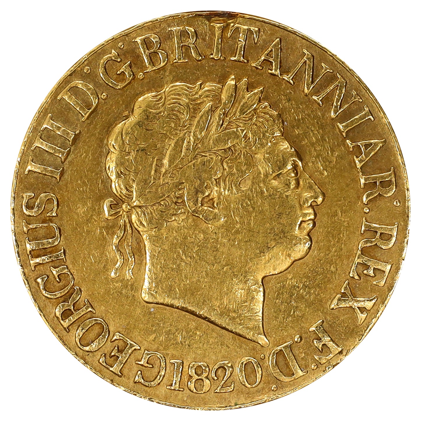 Great Britain 1820 George III Gold Sovereign Extra Fine (EF40)