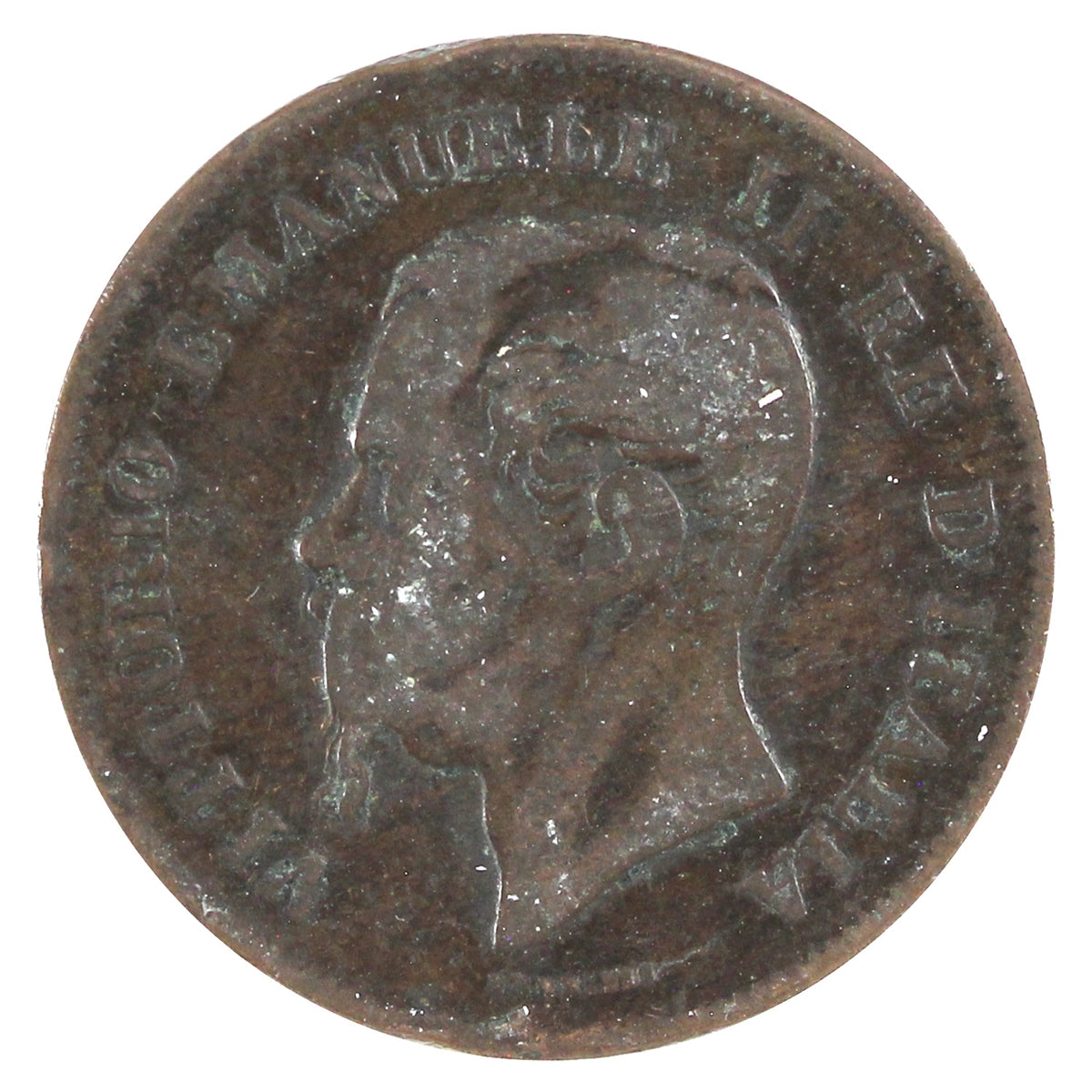 Italy 1862N 5 Centesimi VF-EF (VF30)