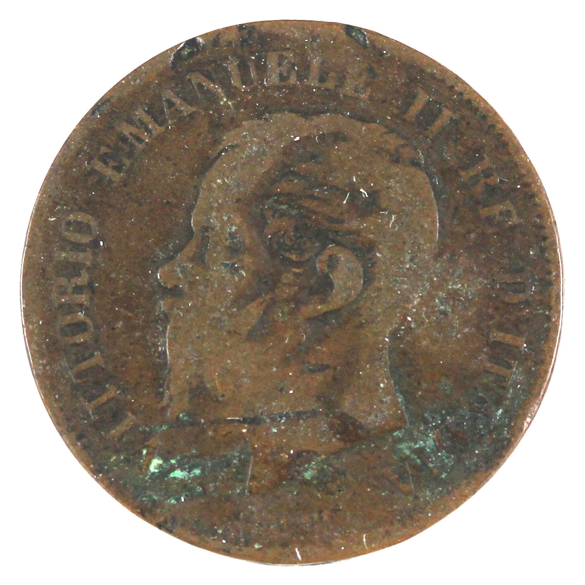 Italy 1862N 5 Centesimi F-VF (F15)