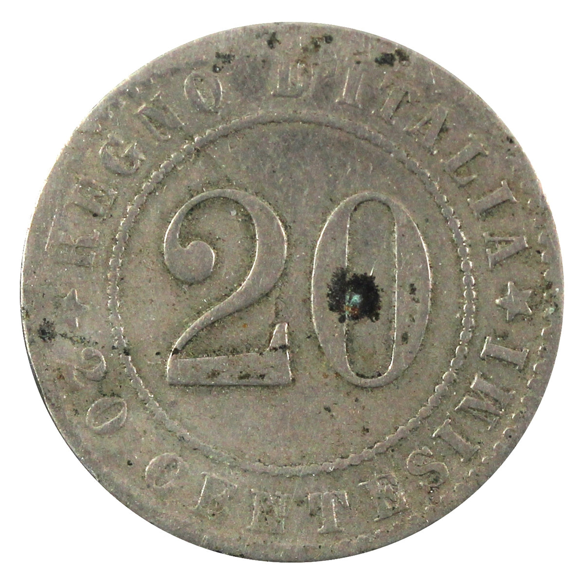 Italy 1894R 20 Centesimi VF-EF (VF-30)