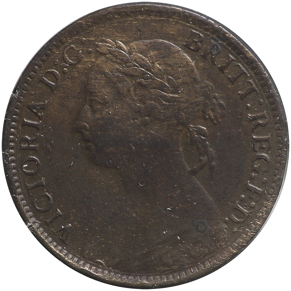Great Britain 1886 Farthing VF-EF (VF30)